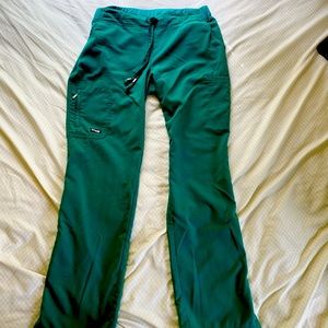 Hunter Green Scrub Pants